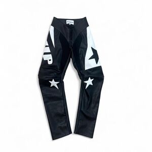 Namilia black leather VIP ⭐️ motto pants